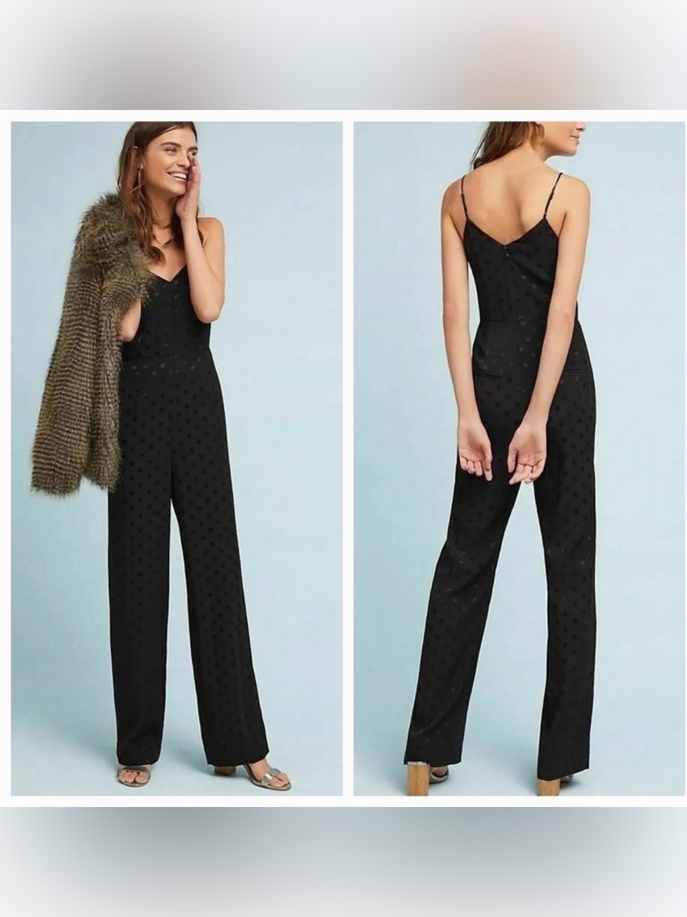 Anthropologie the Essential Jumpsuit in black size 2